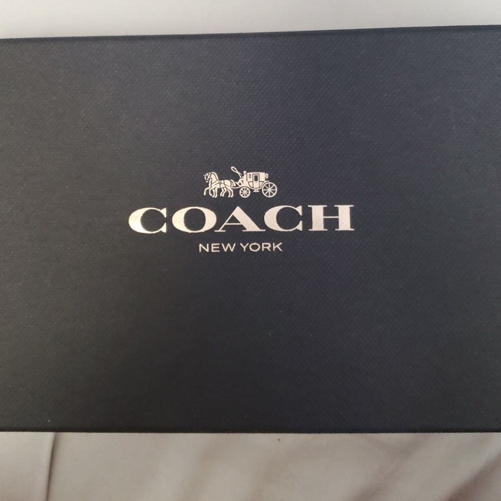 Coach black clutch
